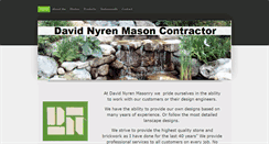 Desktop Screenshot of davidnyrenmasonry.com
